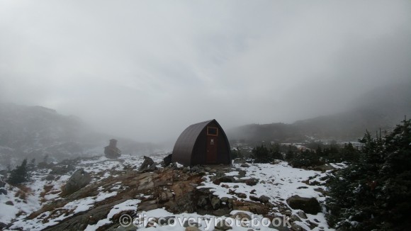 Hut at Wedgemount